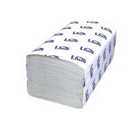 271185 Полотенца в пач. Lime Z-укл., 1-сл., 200 шт.светло-серые (20)