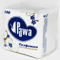 Салфетки бум. 24х24 "Pawa" ,белые, (100л) (42)