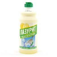 Средство д/ посуды "Лазурит"-гель с дозат.0,5л (15шт/кор)