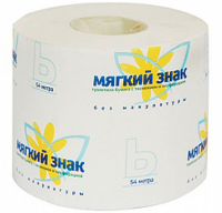 Туалетная бумага "Мягкий знак" (72) белая