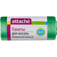 Пакет мусорный 30л (30шт/рул)(50) зеленый
