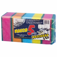 Губки для посуды "Макси 5" (5шт/уп)